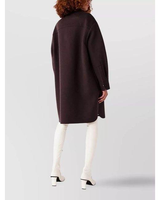 Stella McCartney Red Long-Sleeve Knee-Length Overshirt