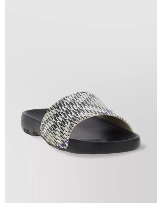 Burberry Multicolor Check Sandals for men