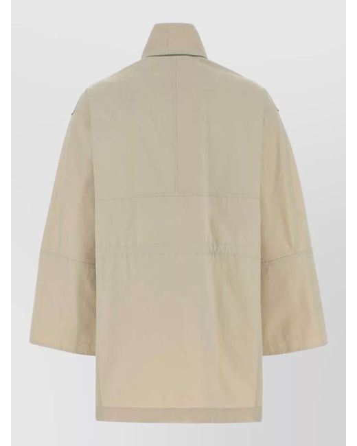 Brunello Cucinelli Natural Cotton Blend Military Jacket