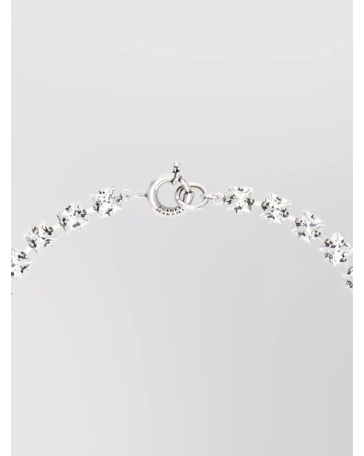 Isabel Marant Multicolor Metal Belt Choker Featuring Square Stones