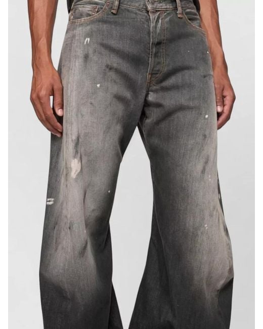 Acne Gray 2006M High Waist Denim Jeans for men