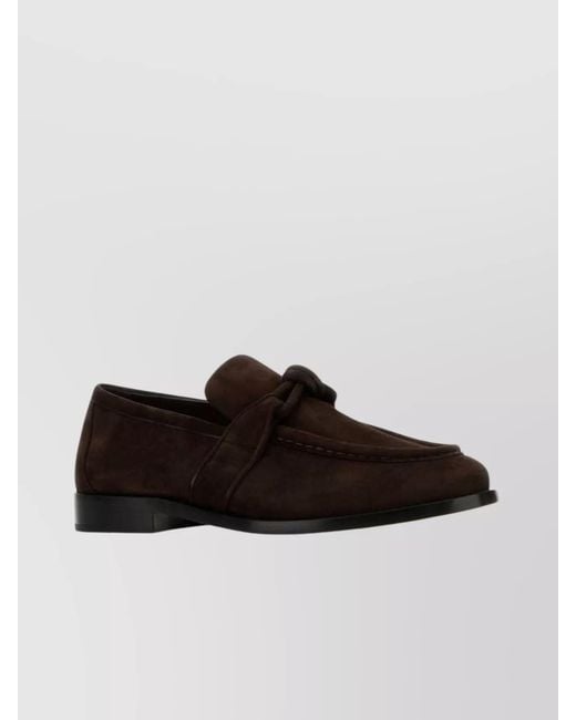 Bottega Veneta Brown Leather Astaire Loafers for men