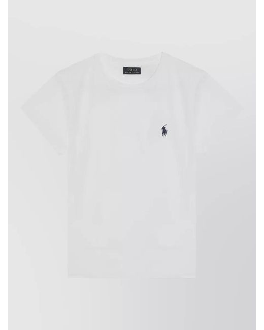 Polo Ralph Lauren White Cotton T-Shirt