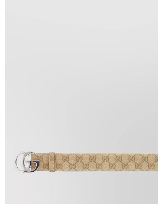 Gucci Natural Leather Belt Adjustable Length Accessory for men