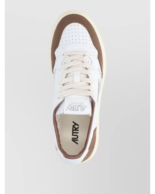 Autry Multicolor Leather Low-Top Sneakers
