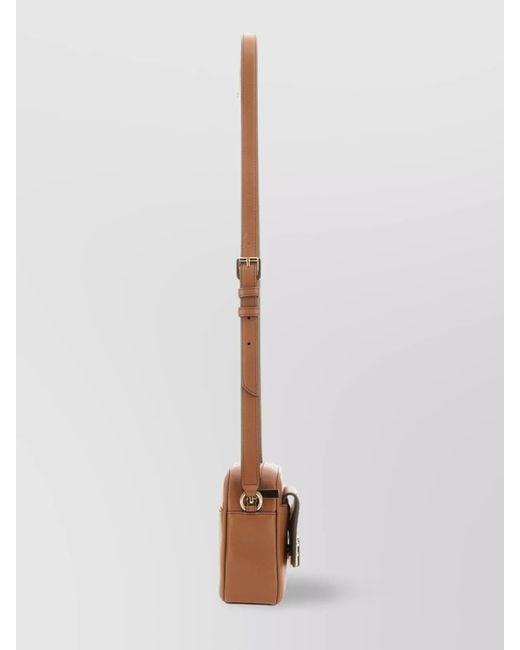 Michael Kors White Medium Leather Crossbody Bag