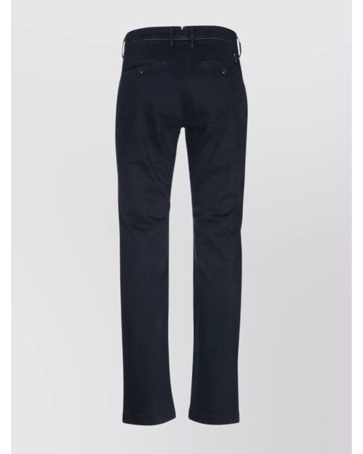 Jacob Cohen Blue Trouser With Belt Loops And Pockets for men