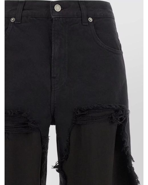Haikure Black Bonnie Jeans Mid Rise Straight Fit