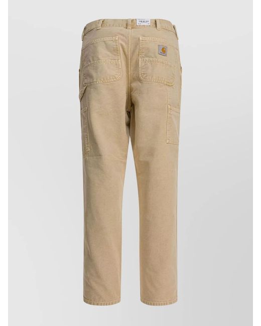 Carhartt Natural Organic Cotton Single Knee Straight-Leg Trousers for men