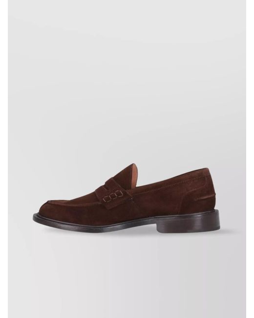 Tricker's Brown Leather Loafers for men
