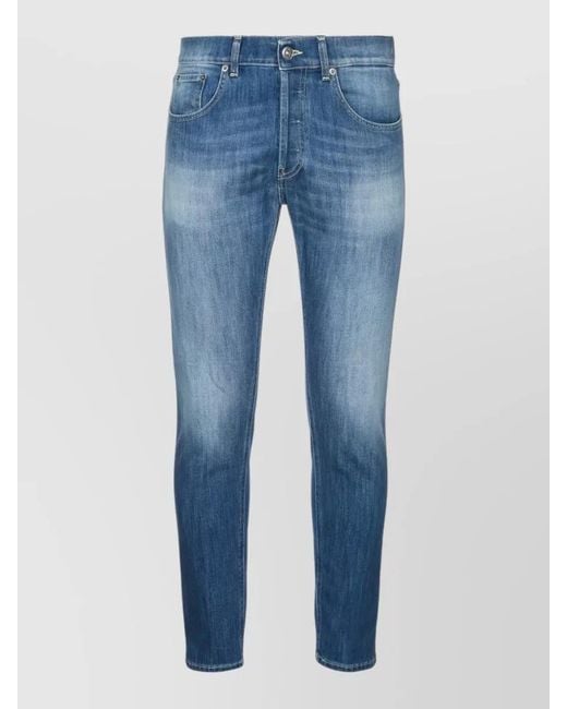 Dondup Blue Skinny Trousers for men