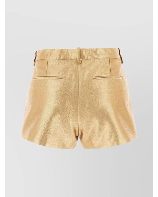Tom Ford Natural Wool Tailored Shorts