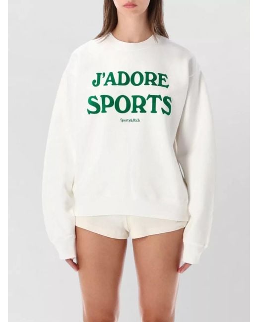 Sporty & Rich Multicolor Cotton Crew Neck Sweatshirt