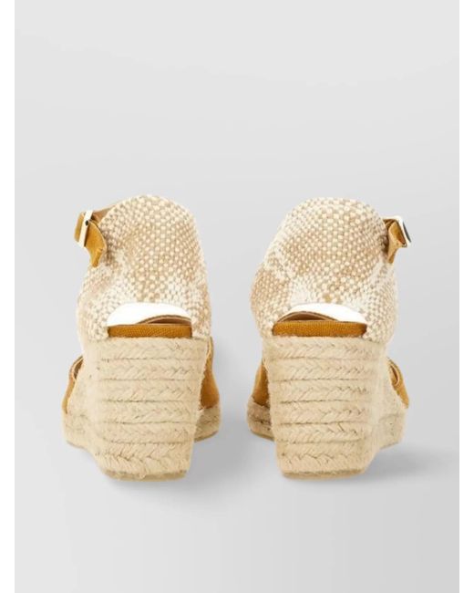 Castaner Metallic Carol Espadrilles