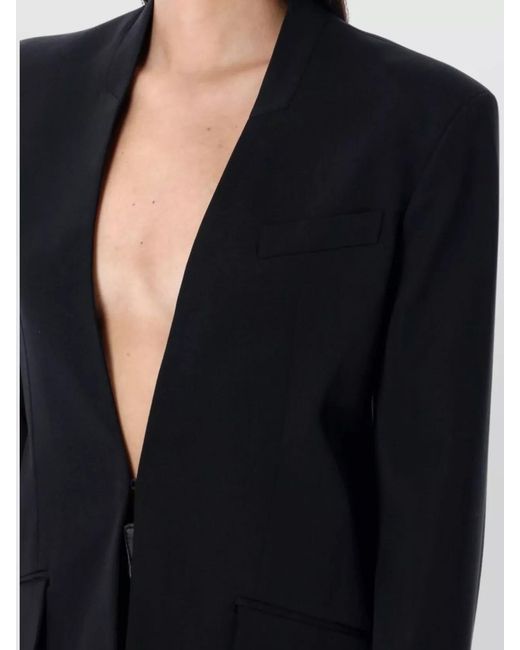 The Attico Blue Virgin Wool Blazer