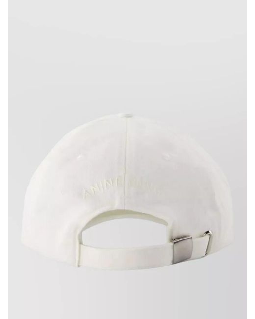 Anine Bing White Jeremy Baseball Cap