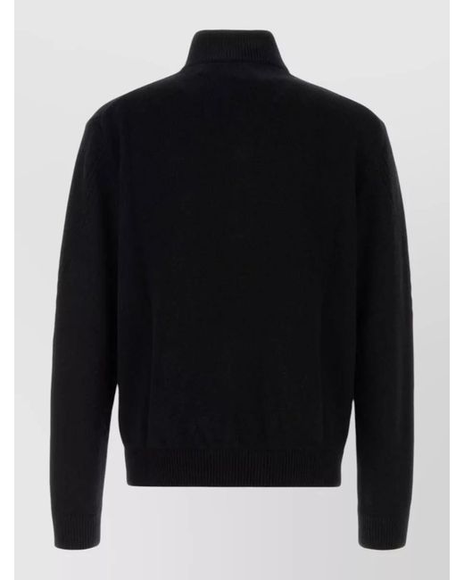 Givenchy Black Cashmere Wool Cardigan for men