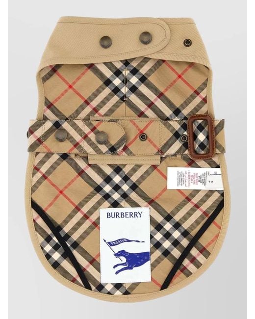 Burberry Metallic Cotton Dog Coat