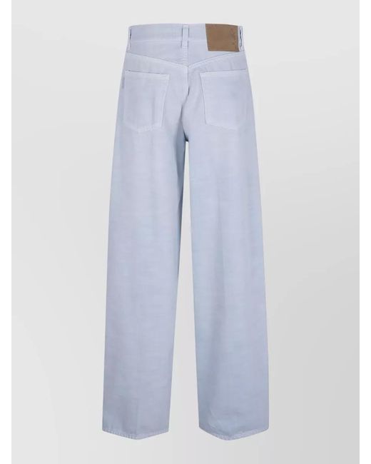 Haikure Blue Denim Wide-Leg Jeans