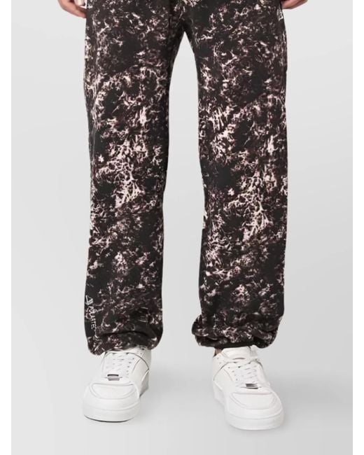 Nike Black Straight-Leg Track Pants for men