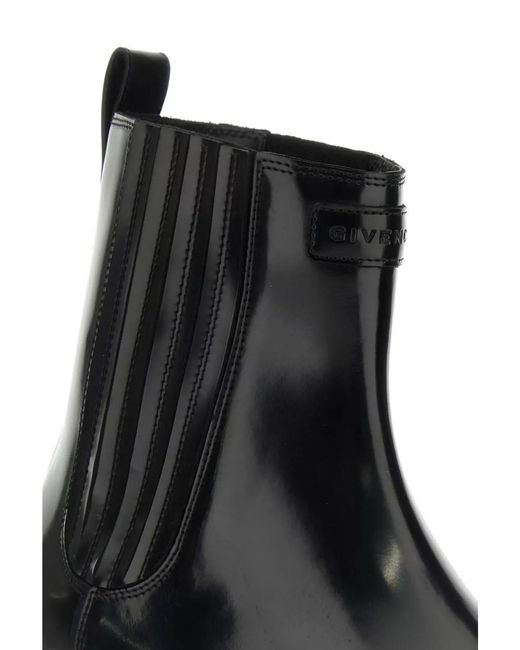 Givenchy Black Leather Boots for men