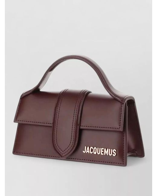 Jacquemus Purple Le Bambino Leather Shoulder Bag