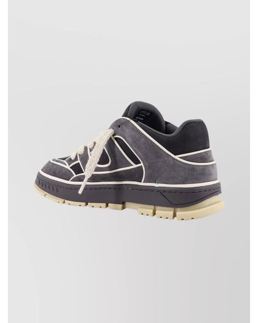 Axel Arigato White Low-Top Suede Sneakers Featuring Logo Detail for men