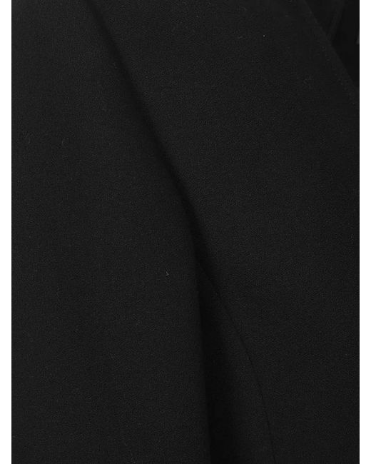 Wardrobe NYC Black Rhw V Neck Long Sleeve Mini Dress
