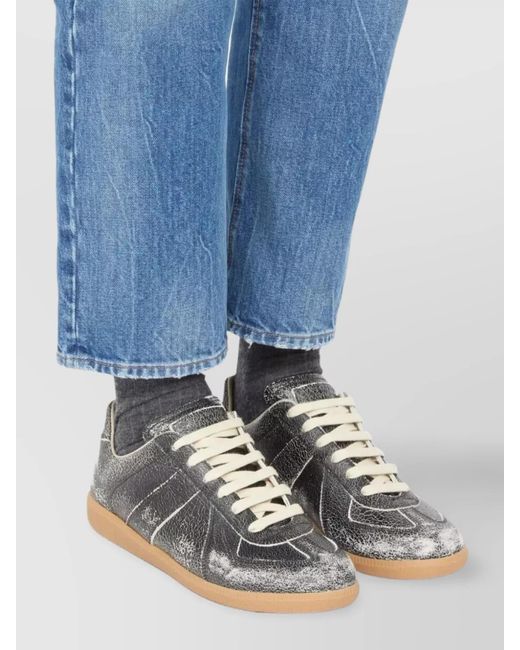 Maison Margiela Multicolor Leather Low-Top Sneakers for men