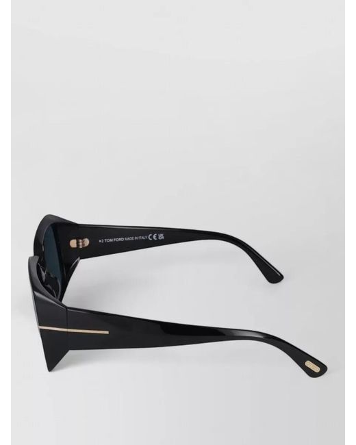 Tom Ford Gray Sunglasses Ft1035 Square Frame Dark Lenses