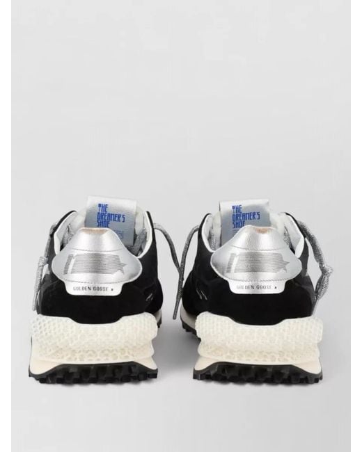 Golden Goose Deluxe Brand Black Running Marathon Low-Top Sneakers for men