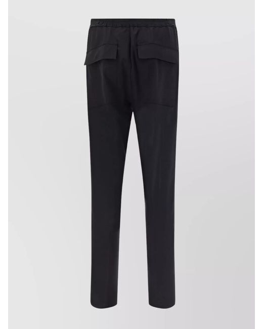 Rick Owens Blue Slim Track Pants for men