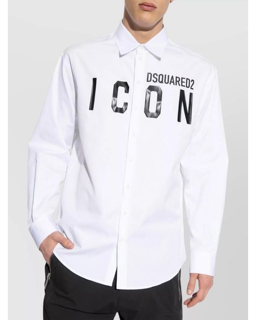 DSquared² White Cotton Shirt for men