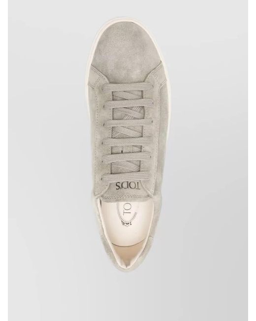 Tod's Natural Leather Low-Top Sneakers for men