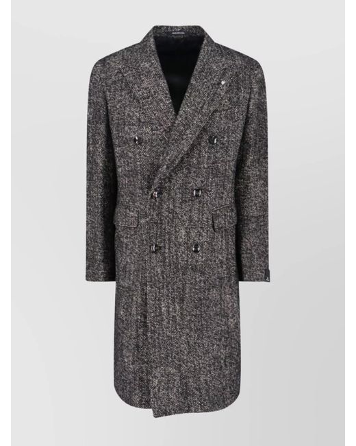 Tagliatore Gray Jackets Virgin Wool for men