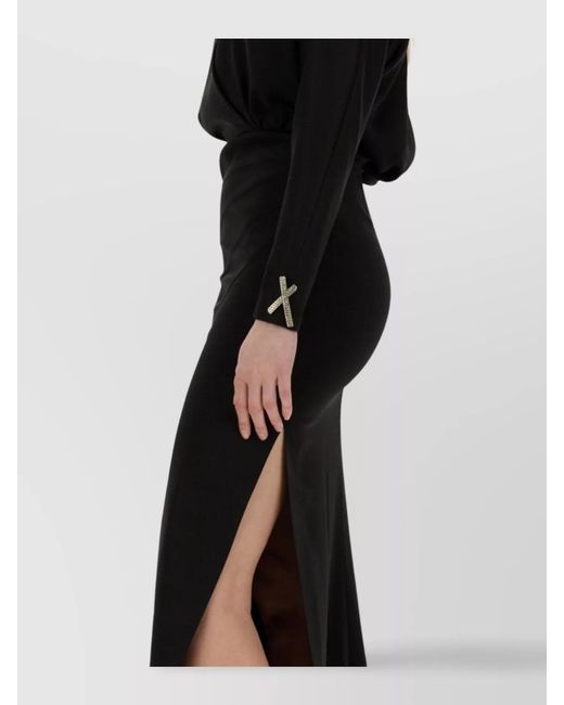 Genny Black Maxi Dress