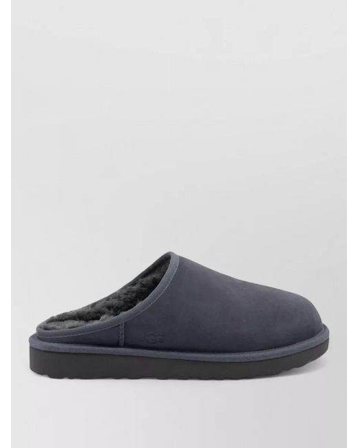 Ugg Blue Suede Leather Slip-On Slippers for men