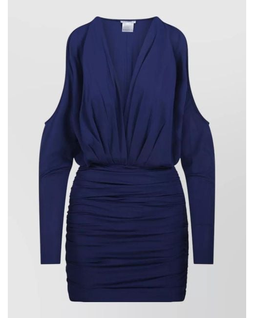 Amazuìn Blue Mini Dress