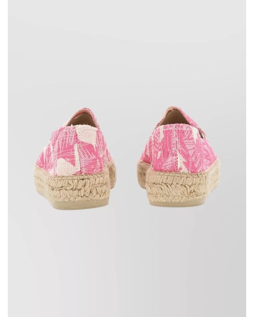 Manebí Pink Cotton Espadrilles