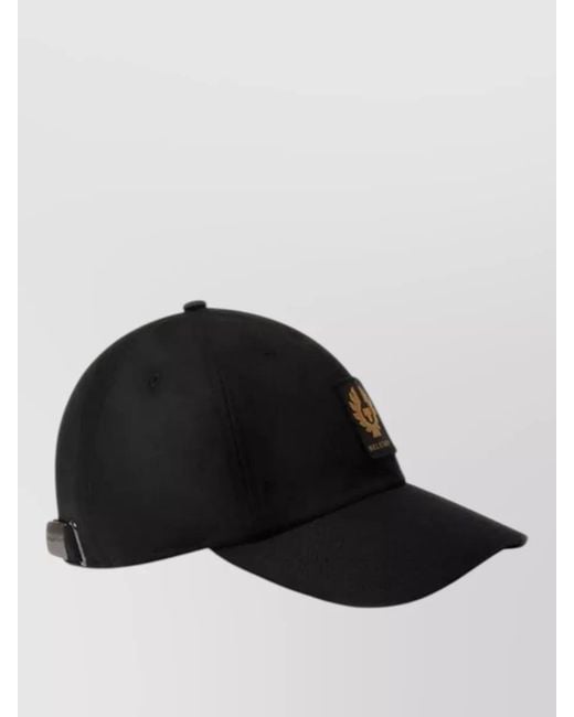 Belstaff Black Cotton Cap for men
