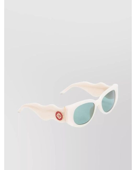 Casablanca Blue The Memphis Rectangular-Frame Sunglasses for men