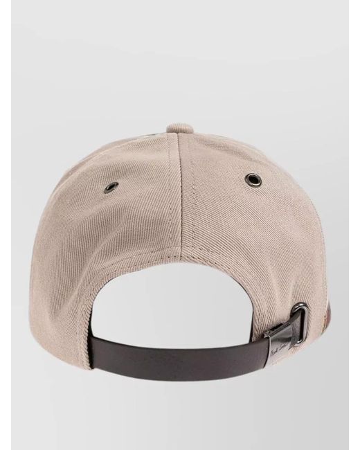 Paul Smith Natural Signature Stripe Cotton Baseball Cap for men