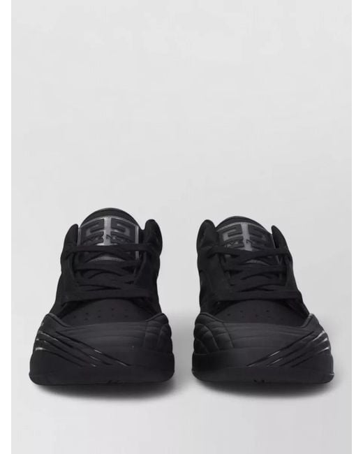 Givenchy Black Fabric Low-Top Sneakers for men