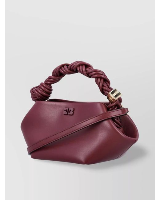 Ganni Purple Bou Bag Mini