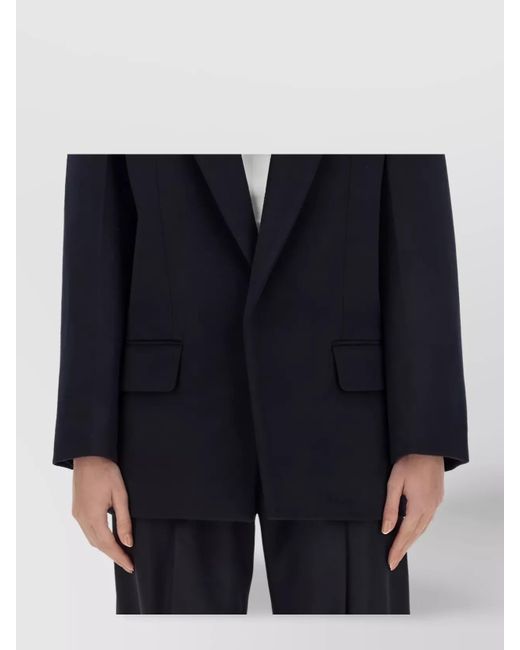 Victoria Beckham Black Cashmere Oversized Blazer