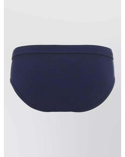 Dolce & Gabbana Blue Mid Rise Swim Briefs Stretch for men