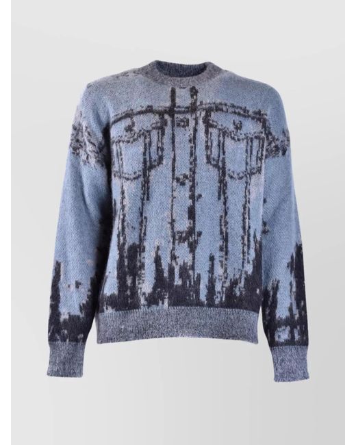 DIESEL Blue Jumper for men