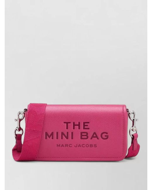 Marc Jacobs Pink Mini Leather Cross-Body Bag