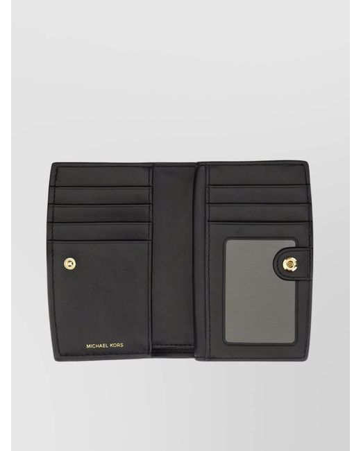 Michael Kors Black Leather Bryant Medium Wallet
