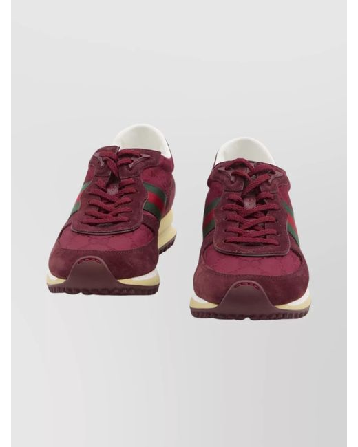 Gucci Red Re-Motion Original Gg Fabric Sneakers for men